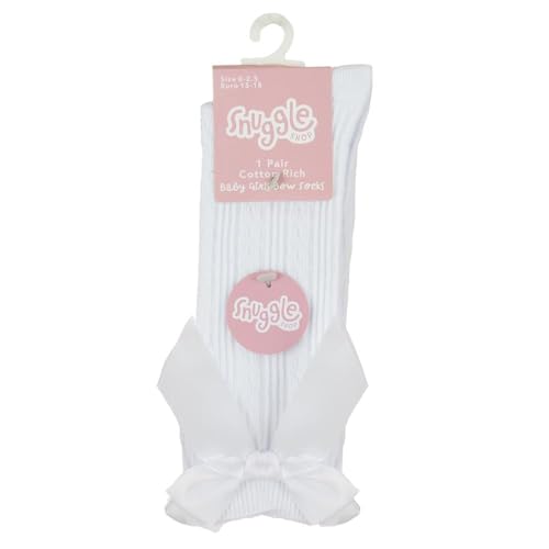 Infant Baby Girls Knee High Socks with Ribbon Bow Socks Comfortable for Daily Wear Newborn Socks 0-24 Months2