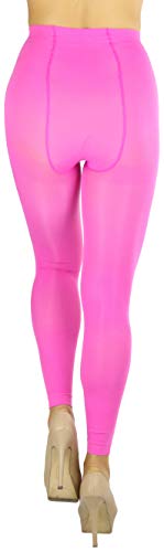 Image of ToBeInStyle Women's Opaque Ankle Long Nylon Footless Fun Tights Pantyhose