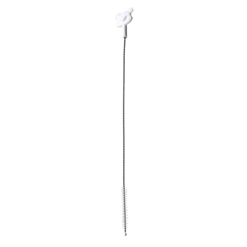 PACKOVE Cepillo de Bebidas pajitas Cepillo de Limpieza pajitas Reutilizables Limpiador de Tubos Cepillo para Lavar biberones Limpiador de Ropa Cepillo de Botella de Oso páginas Blanco