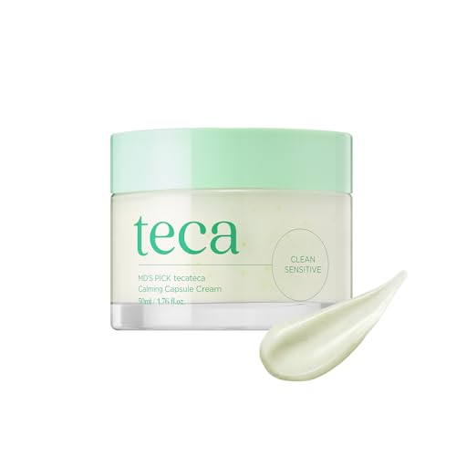 Tecateca Calming Capsule Cream 50ml, Popping TECA Capsules with Centella Asiatica Extract, Panthenol & Triple Hyaluronic Acid for Soothing, Hydration & Sensitive Skin, Korean Skincare Moisturizer image 2