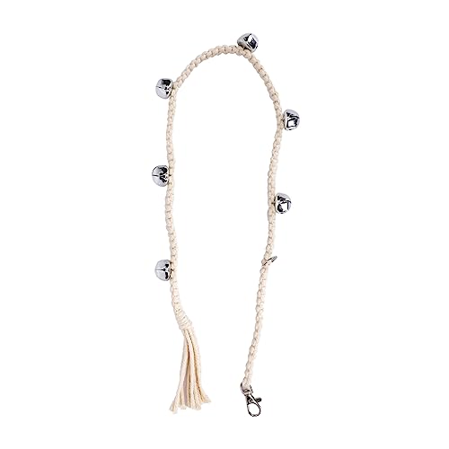 Toddmomy Pet Doorbell Rope Dog Training Bell Chain Noise- Dog Bell for Potty Training