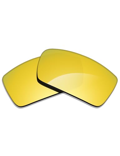 Image of Alphax Polarized Replacement Lenses for Oakley Gascan OO9014 60mm Sunglasses | Glare Reduction | Precision Cutting
