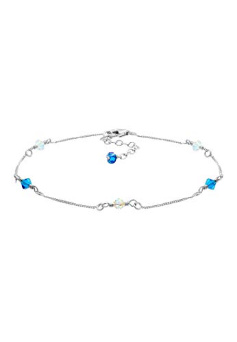 Tobillera de plata de ley 925 ideal para looks de playa y paseos en tardes de verano