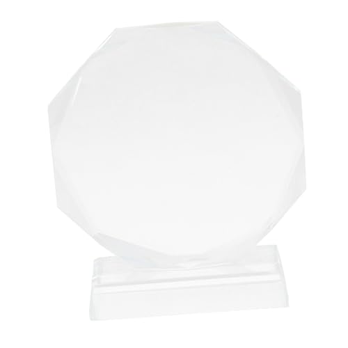 BESPORTBLE Star Trophy Award Blank Crystal Trophy Base for Sublimation DIY Photo Frame
