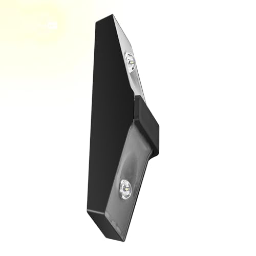 Genérico Luz De Pared Solar - De Energía Solar De 6x4 Pulgadas, De Pared Automática, Accesorio Exterior Plegable, Función De Iluminación Brillante | Pieza De Iluminación Resistente A La Intempe