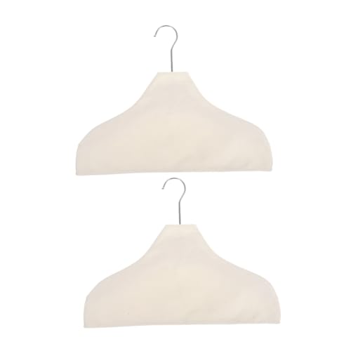 Hohopeti 2pcs Non Slip Fabric Shoulder Covers for Hangers Breathable Garment Protectors for Suits Dresses Jackets Versatile Clothing Storage for Men Women