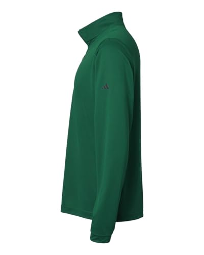adidas Lightweight Quarter-Zip Pullover - A401 - Collegiate Green - L2