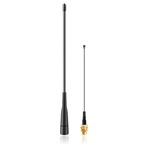 Meshtastic High Gain 915MHz LoRa Whip Antenna, 10dBi Long Range SMA Male Directional Antenna for ESP32 LoRa V3 Development Board 915MHz LoRa Module with 15cm IPEX Extension Cable, Slinkdsco Cover