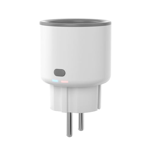 Enchufe WiFi de la UE Enchufe Inteligente para el Hogar Salida de Monitor de Alimentación Control Remoto por Voz/eWeLink Salida de temporizador de 16 A funciona con Alexa Google Home