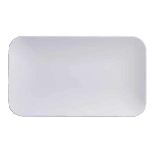 Melamine Matte Rectangular Platter by American Metalcraft – Large, Melamine, White, Model MCP12WH