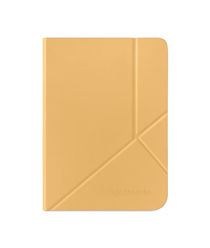 Étui SleepCover Jaune Beurre pour Kobo Clara Colour/BW 6' | Housse avec Veille/Réveil | Support 2 Positions | Cuir Végan | Compatible Kobo Clara Colour et Clara BW