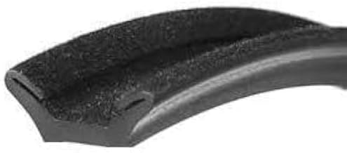 Generic Flexible Flocked Rubber Glass Run Channel for Universal RV Window, Car, Bus, and Truck (8 Feet), Black