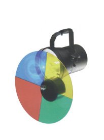 Zestaw imprezowy kula lustrzana Ø 30 cm PAR 36 reflektor kolorowe koło