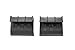 Soft Top Rear Window Clips Back Tailgate Bar Holders Retainer Brackets for Jeep Wrangler JK JKU 2007 2008 2009 2010 2011 2012 2013 2014 2015 2016 2017 Exterior Accessories (2PCS, Black)
