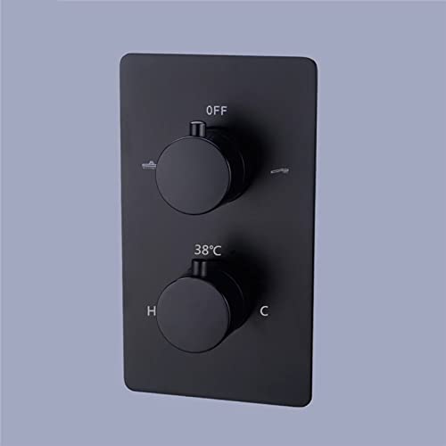 Système de douche contre les variations de température d'eau noir - 8