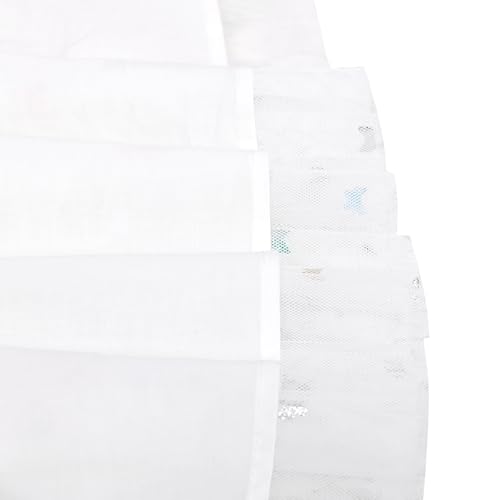 Robe blanche fille confortable en tulle pour ne pas gratter - 6