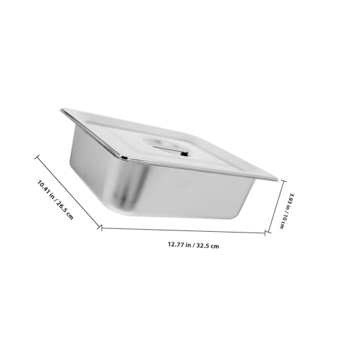 Bacs de buffet en acier inoxydable 1/2 GN Uonlytech pour restauration et service traiteur