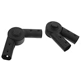 Hohopeti Lot de 2 Connecteurs Pliables Universels pour Siège de Poussette Bébé ∮25mm, Accessoires Flexibles Compatibles Poussettes et Sièges Garçon et Filles, Pièces Détachées Noires