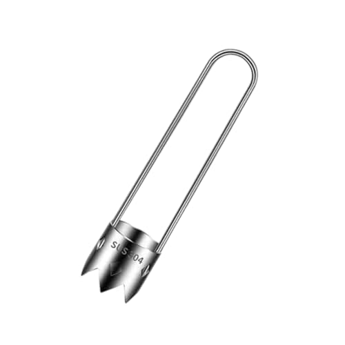 Extractor de fruta, extractor de huesos de frutas, separador de huesos de frutas, portátil, de acero inoxidable, para cocina de tomate cherry, piña, hornear, exprimir