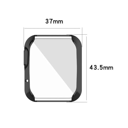Image of Removable Screen Protector Watch Case Cover Compatible with Amazfit | Realme | Redmi Anti Scratch 360 Full Bumper Cover Shockproof Cases for Men and Women (Redmi Watch Lite (1.4 inch) (Black))