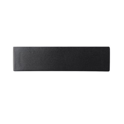 Plato de sushi rectangular de cerámica negro miniatura 1