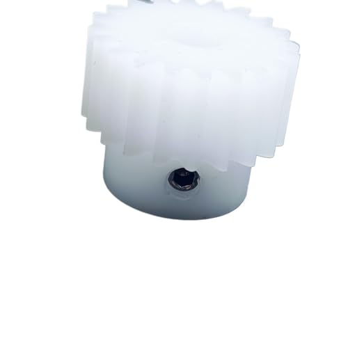 Cylindrical Drive 1pcs 0.7 Module Straight Teeth Gear 0.7M 17 Teeth POM Spur Gear with Step 3mm 3.17mm 4mm 5mm Bore Cylindrical Gear Rack Machinery(4MM BORE)