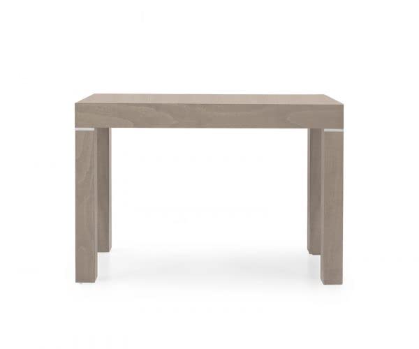 Mar.c.a. Design - Console extensible pour salle à manger, cuisine ou salon, 90 x 50 x 75 cm, jusqu'à 300 cm, table extensible en bois, finition taupe,...