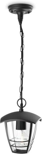 Philips My Garden Creek - Lámpara colgante, 1 x 60 W, 220 V, color negro