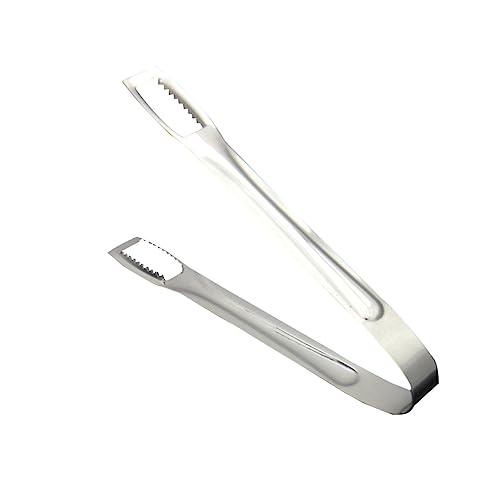 Cabilock Quality Stainless Steel Tongs for Ice Food Ice Tongs Sugar Cube Clamp Kitchen Tool