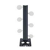 Tactical Metal Swing Shooting Target Training Shooting Target Stand with 6 Steel Plates Dueling Tree Heavy Duty Alloy Rotate Swing Target Airsoft BB Guns Practise