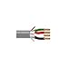 Belden 5502FE 22 AWG 4 Conductor PP FS FRPVC Gray Commercial Applications Cable (2000FT)