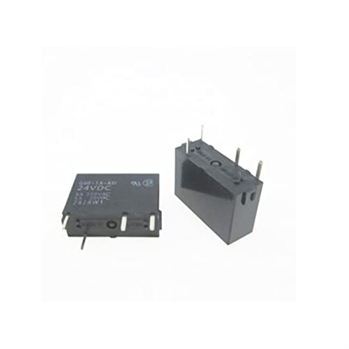 Relé 24VDC G6D1AASI de 5 pines ficticios DIP4 y conmutación de 5A 250VAC en pack