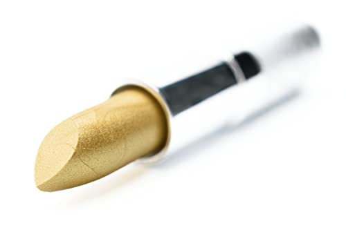 Image of Pure Ziva Glimmer Gold Metallic Famous Creamy Shiny Lipstick Color Moisturizing Paraben Free, No Animal Testing & Cruelty Free Lip Makeup Color