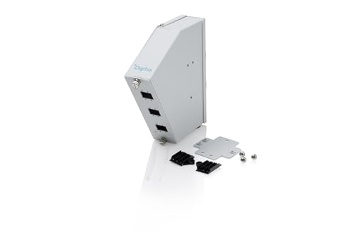 Adaptateur rail DIN SC Simplex LC Duplex coudé peigne épissure gris