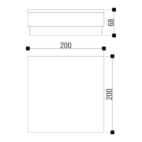 Deko-Light Lampada Da Incasso A Pavimento Tabit, 20 X 20 Cm, Calpestabile - 2