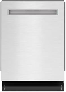 SHARP Smart Dishwasher Works with Alexa. Includes LED Interior lights, Stainless Steel interior, Heated Dry with Fan Assist, Wash Zone cleans half load on either rack, Adjustable Third Rack