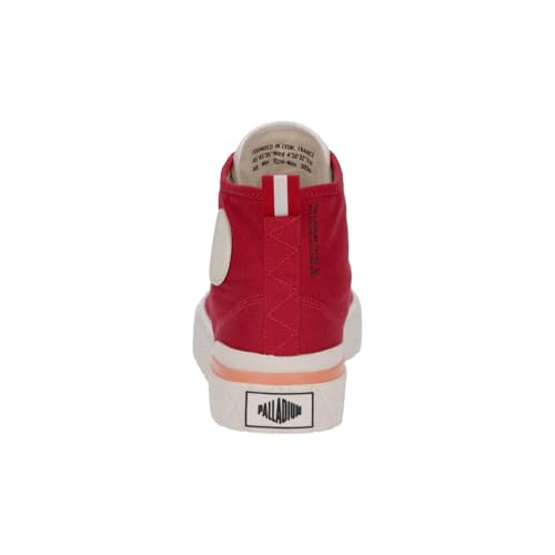 Image of Palladium Unisex Palla Ace Mid Organic Canvas Lace Up Sneaker