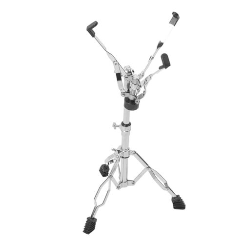 OFFSCH Practical Metal Drum Rack Portable Snare Drum Stand Tripod Shelf Dumb Holder for