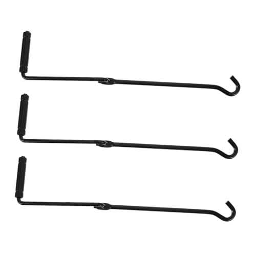 Gatuida 3 Piezas Accesorios Gato Automotriz Varillas Metal Manivela Repuesto Gato Elevador Herramienta Manual