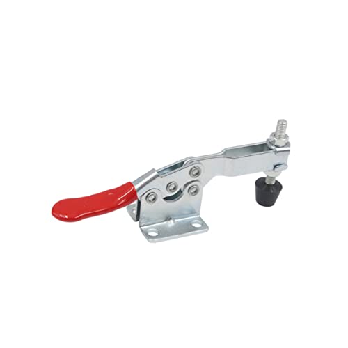 WOONEKY 5pcs Push Pull Clamp Fastener Quick Clamp Latch Action Toggle Clamp Quick Release Toggle Clamp Hold down Toggle Clamps 90 Degree Toggle Latch Hand Tool Toggle Clamp Silver