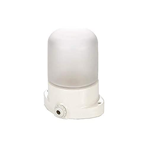 eliga Leuchte für Sauna mit mattierter Glaskuppel