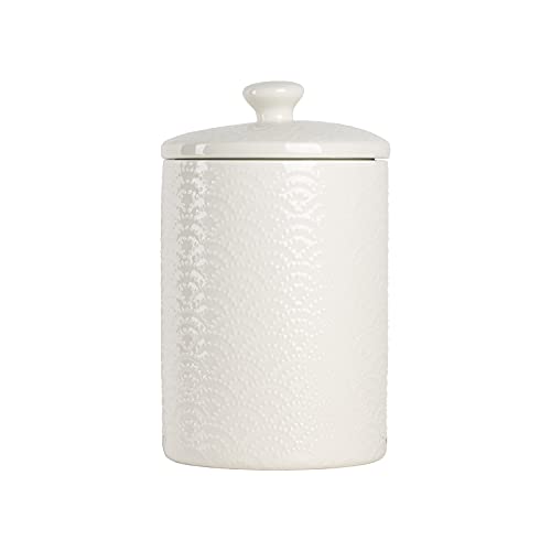 Image of 10 Strawberry Street CAN WHT Kitchen Canister Set, 3 Piece, Tide White