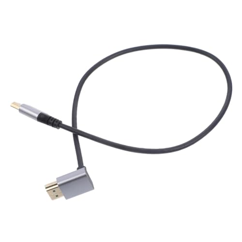 VICASKY Male to Male Video Cable Angled Connector for Monitor and Tv Thin Cable for Seamless Entertainment Compatible Computers Top Boxes