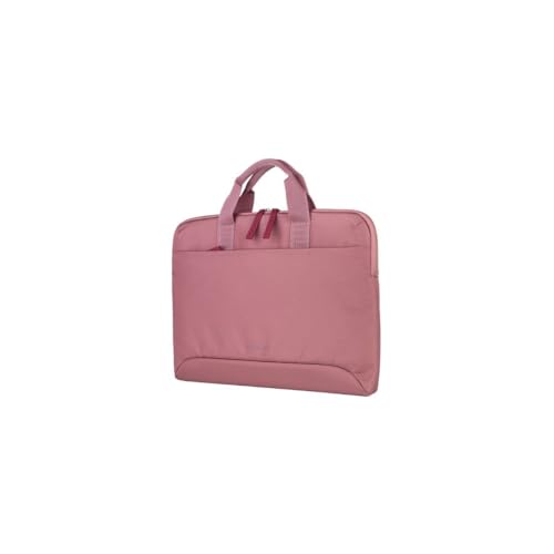 Funda portátil 13 anticaídas Tucano rosa con asas y correa 1