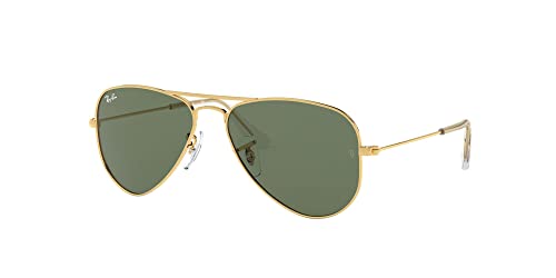 Image of Ray-Ban Junior Kids' Rj9506s Metal Aviator Sunglasses