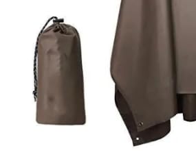 Raincoat Hooded Full Coverage Waterproof Windproof for Outdoor Daily Commute