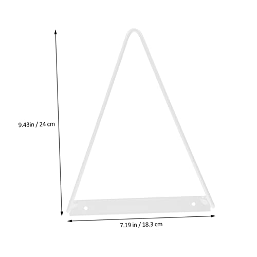 Soportes de pared para de vinilo expositor triangular para almacenamiento de vinilos PRETYZOOM 7