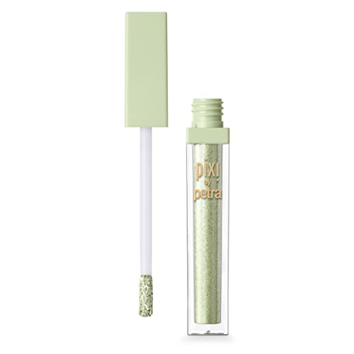 Pixi Beauty Liquid Fairy Lights - Pixigreen 5G| Light Reflecting Glitter Eyeshadow | Super Sparkles Eyes For Ethereal Look | 0.18 Oz #TOP12