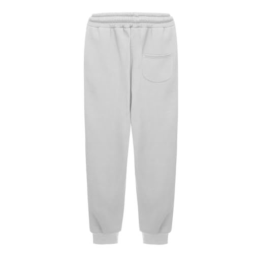 Boy's Heavyweight Fleece Cargo Sweatpants Stretch Elastic Waist Workout Jogger Pants Drawstring Sport Trousers3