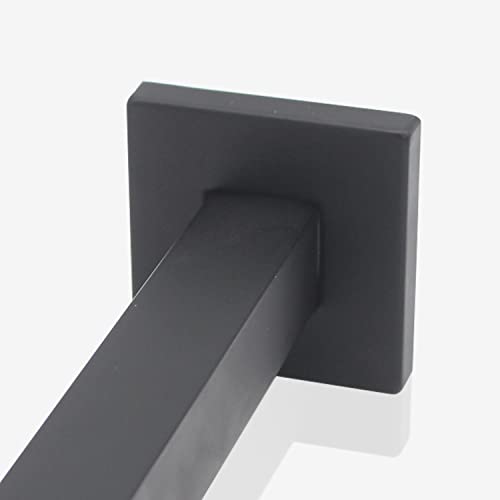 Enga Brass 12-Inch Ceiling Mount Shower Arm (Black) #TOP6